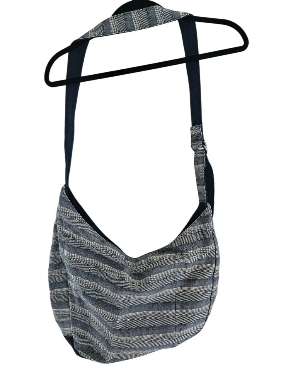 Thirty-One Retro Metro Hobo Crossbody Bag - Woven Stripe